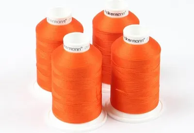 Produktbild von Ackermann Bauschgarn 4 x 1000m Fb. 5475 Orangerot