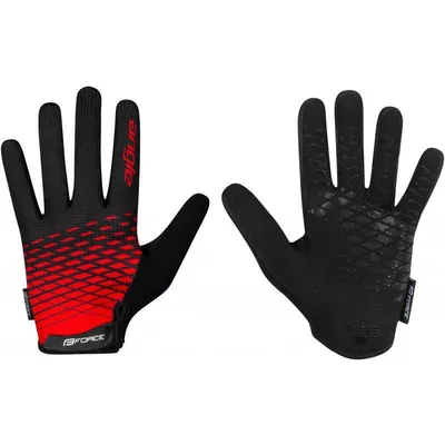 Produktbild von Handschuhe FORCE MTB ANGLE rot-schwarz+15 °C und darüber * : Größe - M Größe: M