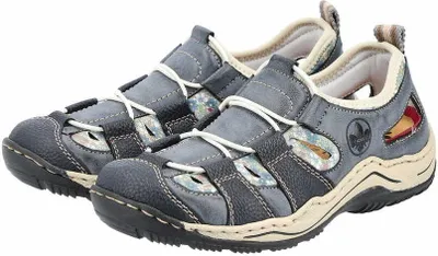 Obrázok produktu pre Rieker Damen Sneaker Slipper blau, Damen:36 EU