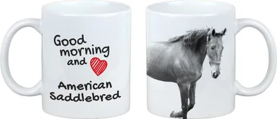 Zdjęcie produktu dla American Saddlebred - Kubek z motywem psa, personalizowany kubek z nadrukiem, klasyczny prezent od marki Art-Dog.