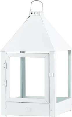 Produktbild von A2 Living Allwetter Laterne Mega Quadro Weiß 52 cm rostfrei wetterfest Metall