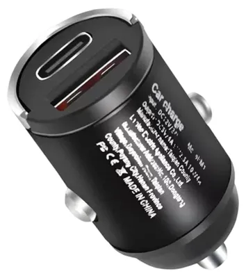 66W USB-C Autolader, Super Mini Zigarettenanzünder, QC 3.0