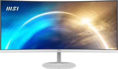 Produktbild von MSI Pro MP341CQ, 86,4 cm (34"), 3440 x 1440 Pixel, UltraWide Quad HD, 4 ms, Weiß