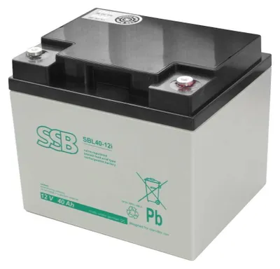 Produktbild von SSB SBL40-12i 12V 40Ah Bleiakku AGM Blei Gel Akku