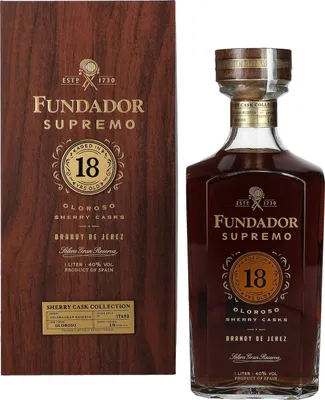 Produktbild von Fundador Brandy Supremo 18 Years OL