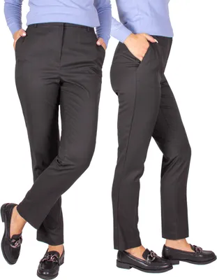 Immagine prodotto di FIRI Pantaloni business eleganti a vita alta, neri, W38-L27 M
