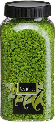 Produktbild von Mica Decorations Dekoration Granulat grün 650 ml 1 kg