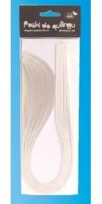 Zdjęcie produktu dla Paski do quillingu 5mmx50cm białe 100szt
