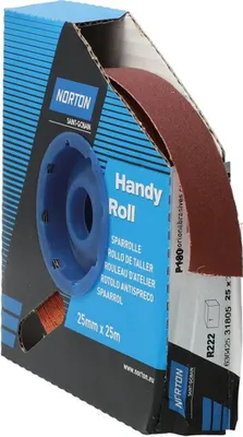 Produktbild von Saint Gobain Norton Clipper Sparrolle R222 25 mmx25 m P180