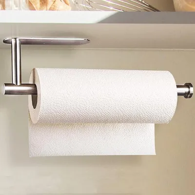 Produktbild von Küchenrollenhalter Bugucat Edelstahl Wandmontage Silber Stil