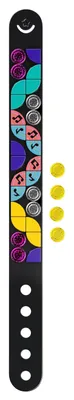Produktbild von LEGO 41933 DOTS Musik Armband Kreativset für Mädchen und Jungen, Freundschaftsarmband, Bastelset für Kinder