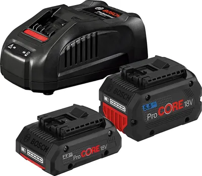 Image de Bosch 1600A0214A Bosch ProCORE Akku-Kit 18V 4,0 Ah + 5,5 Ah + GAL 1880 CV