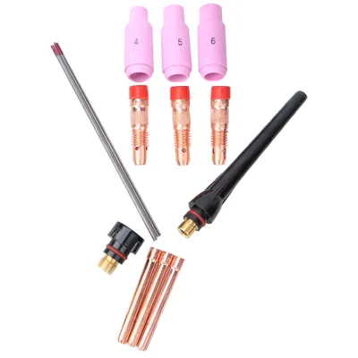 Image de TIG Welding Torch Kit, TIG&nbsp,Torch Parts, Welding Equipment Accessories, Ceramic Nozzle,Welders Parts