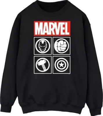 Produktbild von Avengers - Sweatshirt für Herren BI370 (M) (Schwarz)