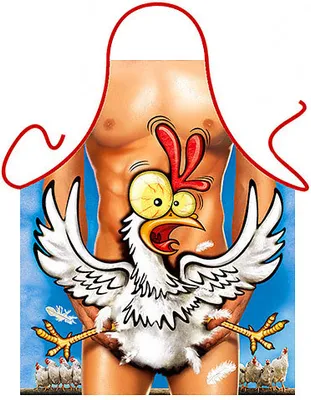 Produktbild von Schürze Verrücktes Huhn