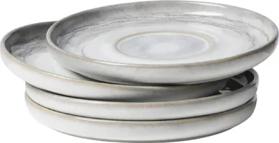 Produktbild von Gipfelstück Kaffeeuntertassen-Set, Steinzeug , TIEFER SEE