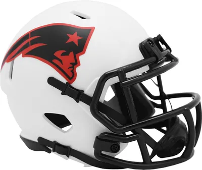 Produktbild von NFL New England Patriots Mini Helm Speed Lunar Eclipse Riddell Footballhelm