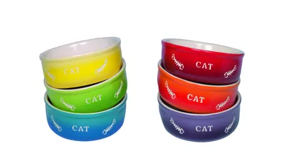 Immagine prodotto di Ciotola in Vetroceramica "Gradient" per gatti 12 pz, Ø 13,5 x 4,5 cm, 0,25 l