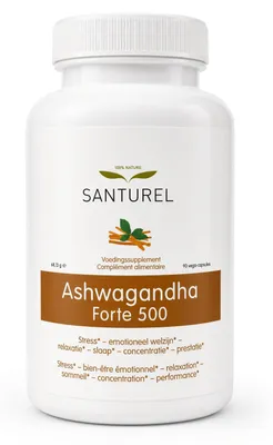 Produktbild von Santurel Ashwagandha Forte 500 – 90 Kapseln