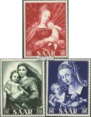 Produktbild von Briefmarken Saarland 1954 Mi 351-353 (kompl.Ausg.) gestempelt Marianisches Jahr