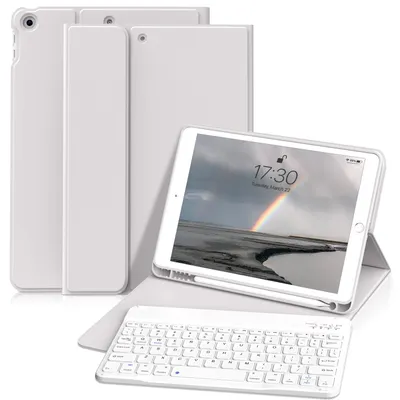 Obrázok produktu pre Poťah na klávesnicu, kompatibilný s modelmi 9, 8 a 7, pre nemeckú klávesnicu s rozložením QWERTZ, farba: sivá