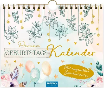 Produktbild von Trötsch Premium Geburtstagskalender