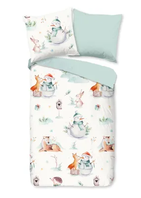 Produktbild von Good Morning Bettbezug Magicwinter - Multi - (135 X 200 cm ) - Baumwolle Flanell