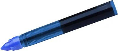 Produktbild von Rollerpatrone One Change 0,6mm blau VE=10x5 Stück