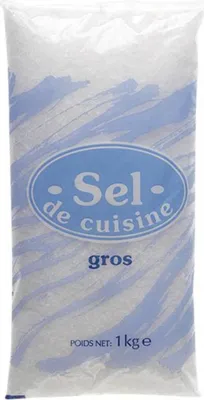 Produktbild von Sel de Cuisine Meersalz grob körnig zum würzen von Gerichten 1000g