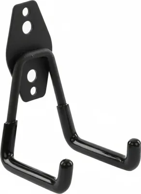 Obrázok produktu pre Rovný nástenný háčik 7 cm náradie garáž záhradné náradie 40 kg kladivo čierne