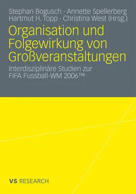Produktbild von Organisation und Folgewirkung von Großveranstaltungen