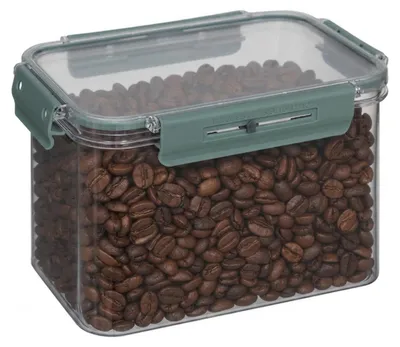 Image de 5 boîtes de conservation avec couvercle - en plastique - 1 pièce - 2500 ml - pour la conservation