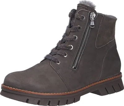 Produktbild von Waldläufer H-Xara Damenschuhe Schnürstiefel Grau Freizeit, Schuhgröße:EUR 37.5 | UK 4.5