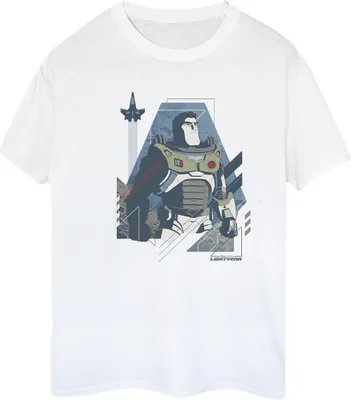 Produktbild von Disney - "Lightyear Look To The Stars" T-Shirt für Damen BI50269 (3XL) (Weiß)