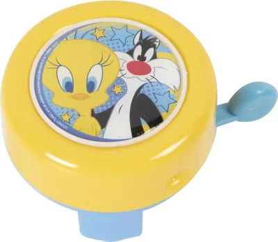 Immagine prodotto di Tataway Bell bicicletta bambino ragazza Looney Tunes metallo Titti Silvestro blu giallo bicicletta