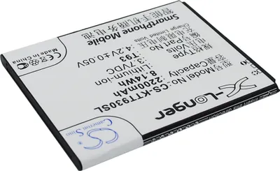 Zdjęcie produktu dla TECHTEK Bateria kompatybilny z [K-Touch] T93 zastępuje T93