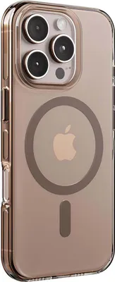Produktbild von Crong, Hülle Apple iPhone 16 Pro MagSafe Hart Stoßfest Oleophob, Braun