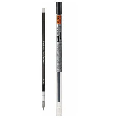 Productafbeelding van Mitsubishi Pencil Uni-ball Signo gelvulling voor Style Fit pennen - 0,38 mm - Zwart [UMR-109-38]