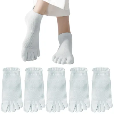 Produktbild von Rutschfeste Zehensocken für Damen, Set von 5 Paar