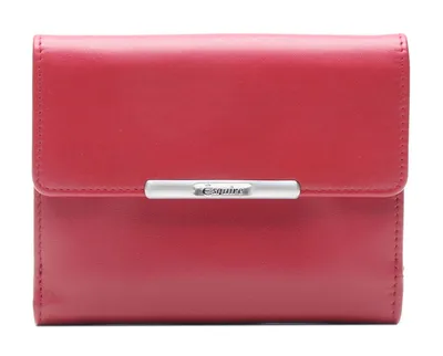 Zdjęcie produktu dla Skórzany portfel Esquire Helena RFID Wallet czerwony czerwony
