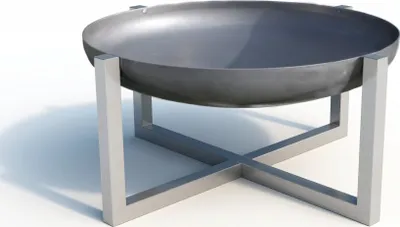 Produktbild von SvenskaV Design-Feuerschale "CROSS", XXL, Edelstahl