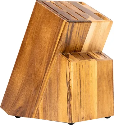 Image de Coninx Bloc à couteaux sans couteau - Bloc en bois d'acacia