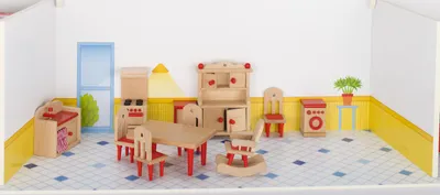 Produktbild von Puppenmöbel Küche goki klassik Puppenstube