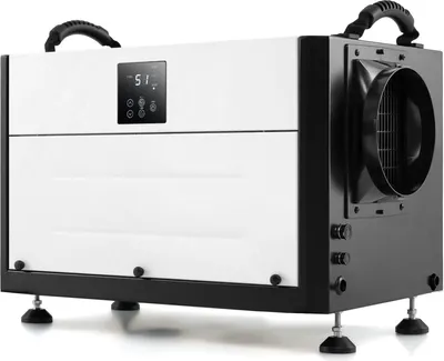 Produktbild von Gewerblicher Entfeuchter, Elektrischer Entfeuchter mit 24H Timer und Schlafmodus, Automatisches Abtauen, Tragbarer Entfeuchter, Schwarz