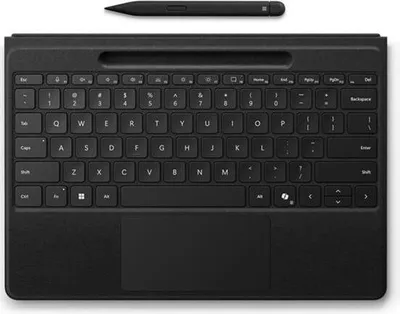 Produktbild von Microsoft Surface Pro Flex w/Slim Pen, QWERTY, Touchpad, Mechanischer Switch, Microsoft, Surface Pro 11th Edition, Surface Pro 10 for Business, Surface Pro 9, Surface Pro 8, Schwarz
