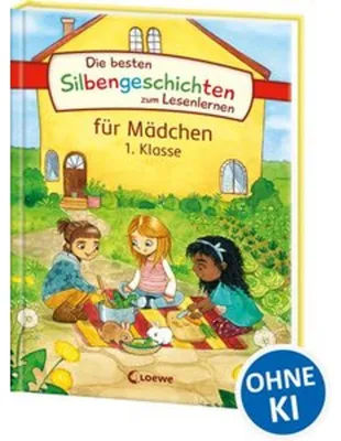 Produktbild von Die besten Silbengeschichten zum Lesenlernen für Mädchen 1. Klasse