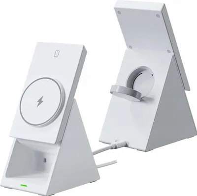 Zdjęcie produktu dla Stacja Ładująca Indukcyjna 3W1 Choetech T600 15W - Biała