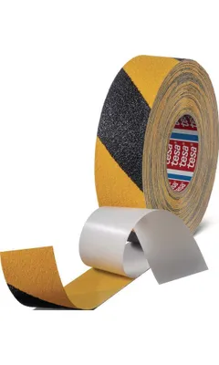 Imagen del producto de Cinta adhesiva antideslizante extra resistente, color /amarillo, longitud 18 metros, ancho 50 mm