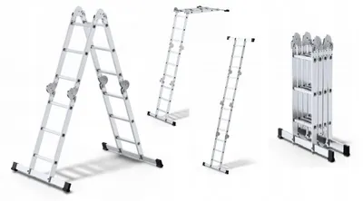 Zdjęcie produktu dla AWTOOLS Drabina aluminiowa wielofunkcyjna 4x3