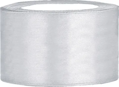 Produktbild von Satinband silber B:38mm, L:25m